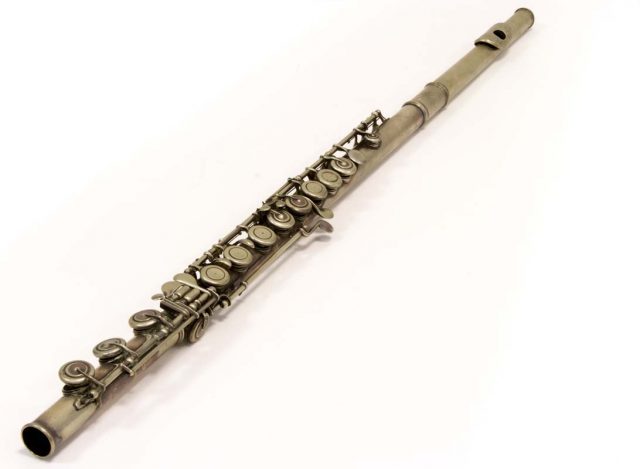 Flauta que pertenceu a Pixinguinha. Arquivo Pixinguinha / Acervo IMS