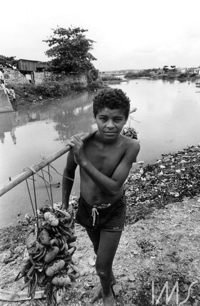 Vendedor de Caranguejo. Brasil, 1981. Foto de Madalena Schwartz/Acervo IMS