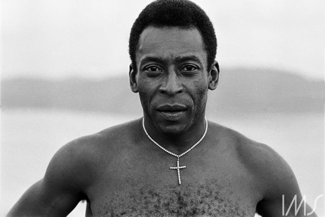 Pelé. Santos, 1979. Foto de Otto Stupakoff/ IMS