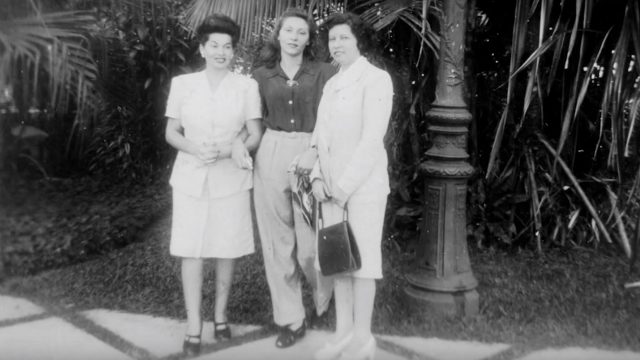 Tania Kaufmann, Clarice e Elisa Lispector. Rio de Janeiro, set. 1952. Fotógrafo não identificado. Coleção Paulo Gurgel Valente / Acervo IMS