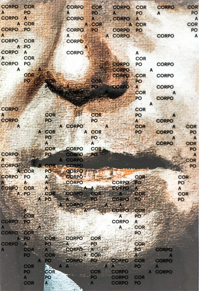 Capa do catálogo da exposição "Corpo a corpo"