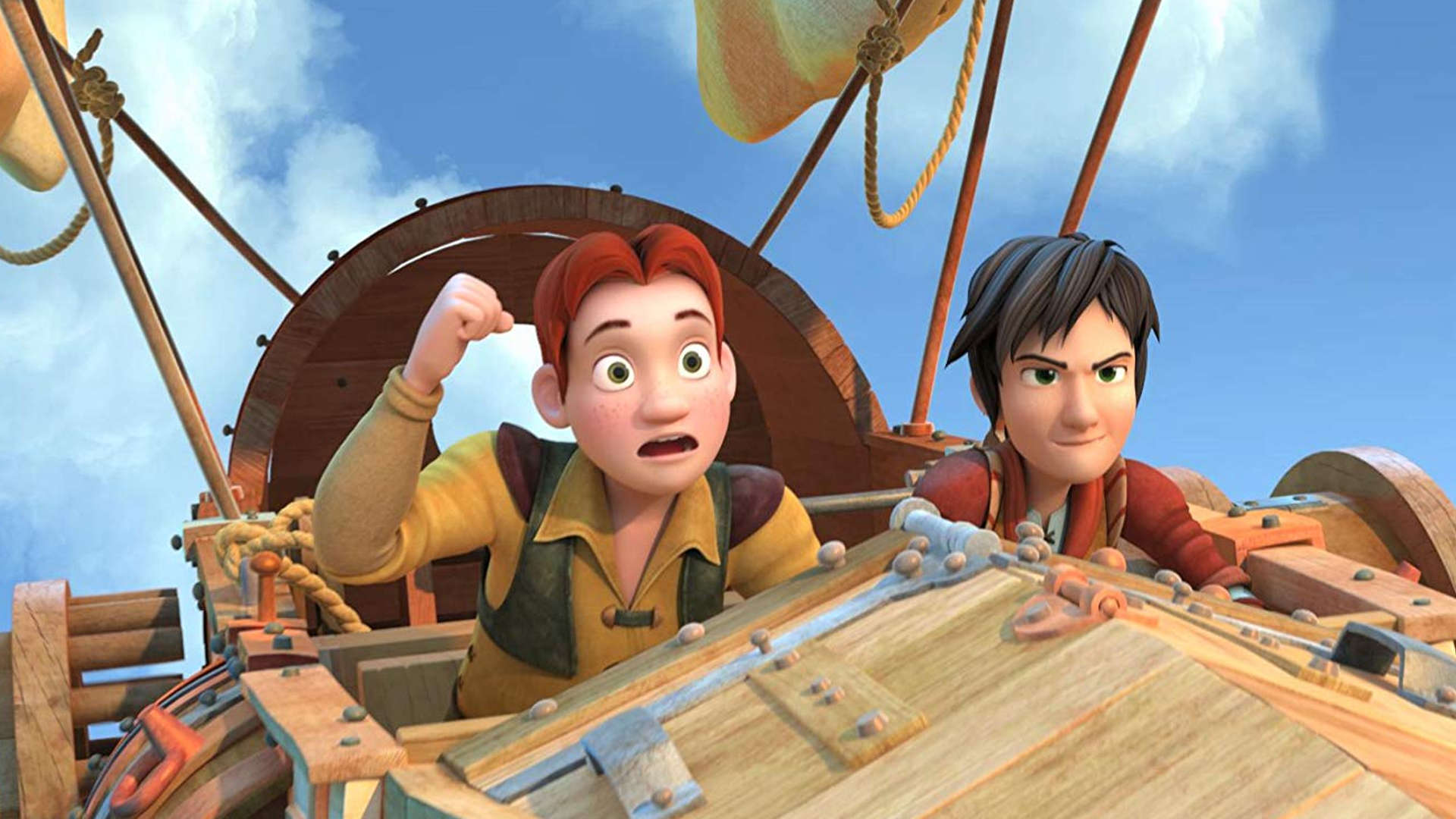 Cena de Leo Da Vinci: Missão Mona Lisa , de Sergio Manfio