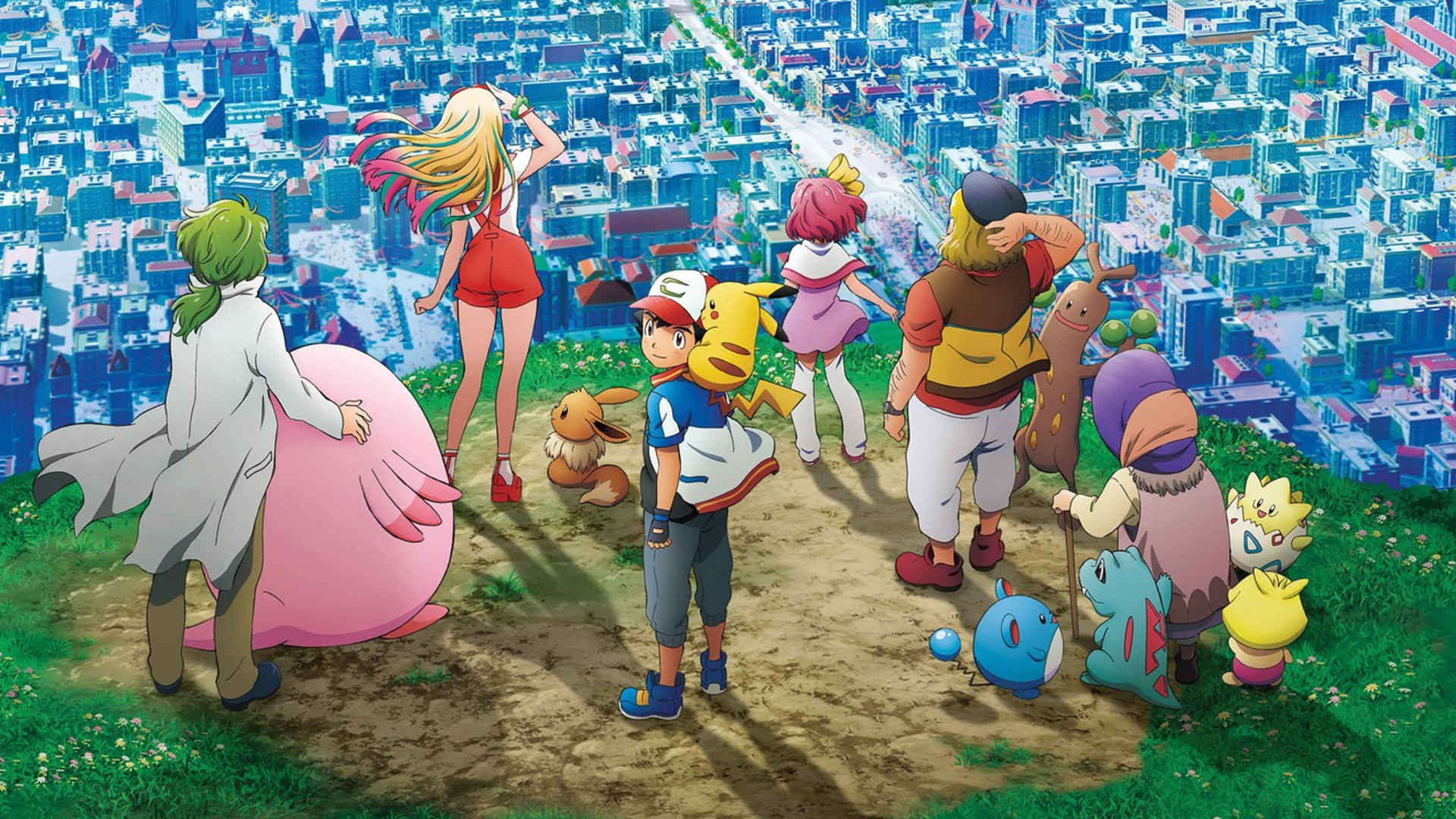 Cena de Pokémon O Filme: O Poder de Todos, de Tetsuo Yajima