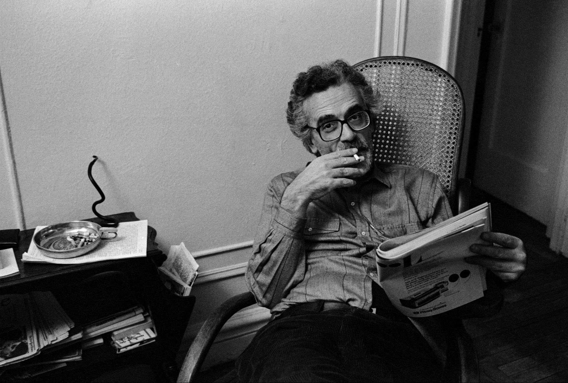 Eduardo Coutinho. Foto de Zeca Guimarães