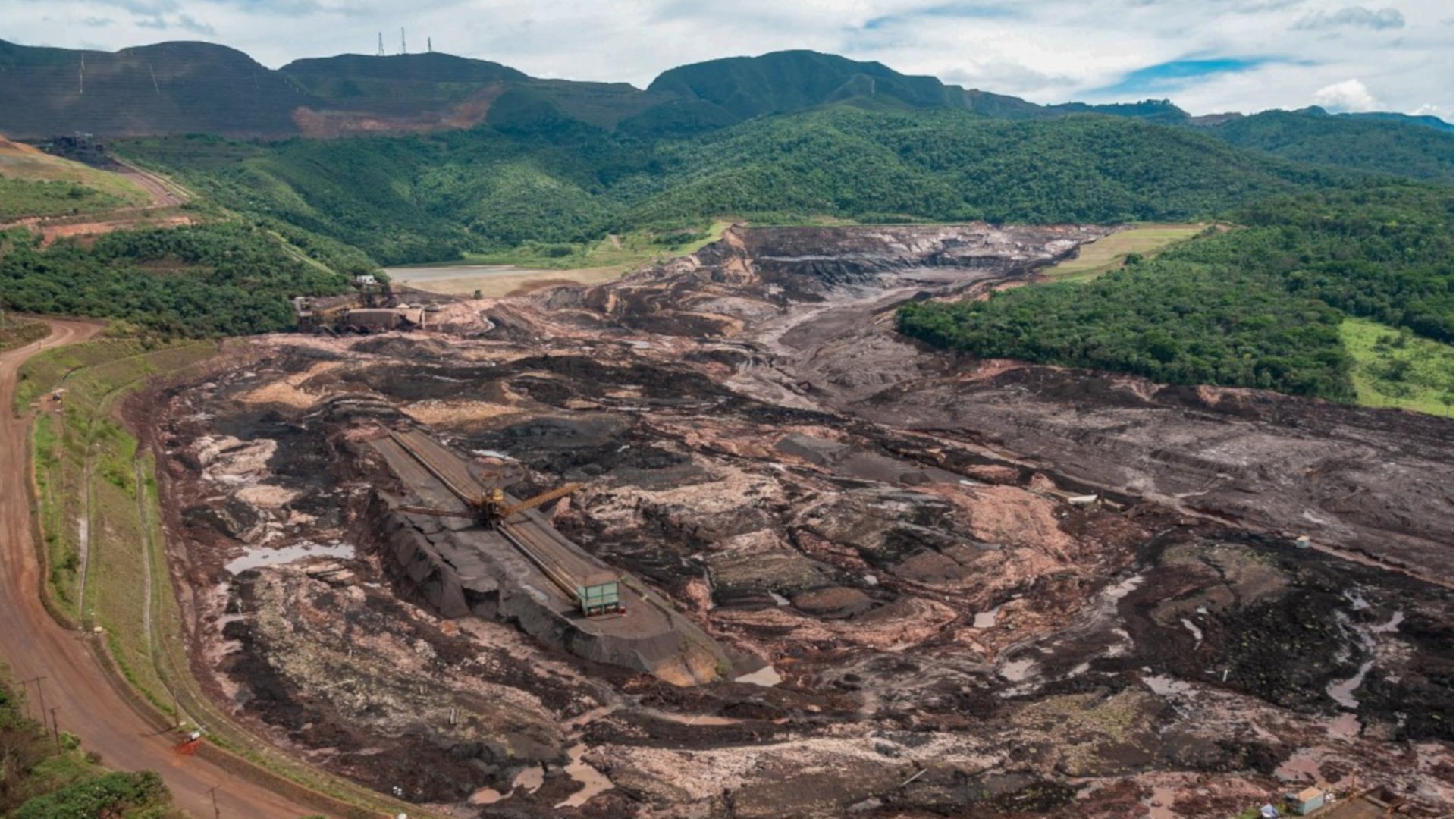 Destruição causada em Brumadinho (MG) pelo rompimento de uma barragem de rejeitos da Vale, em janeiro de 2019 (foto: Vinícius Mendonça / Ibama)