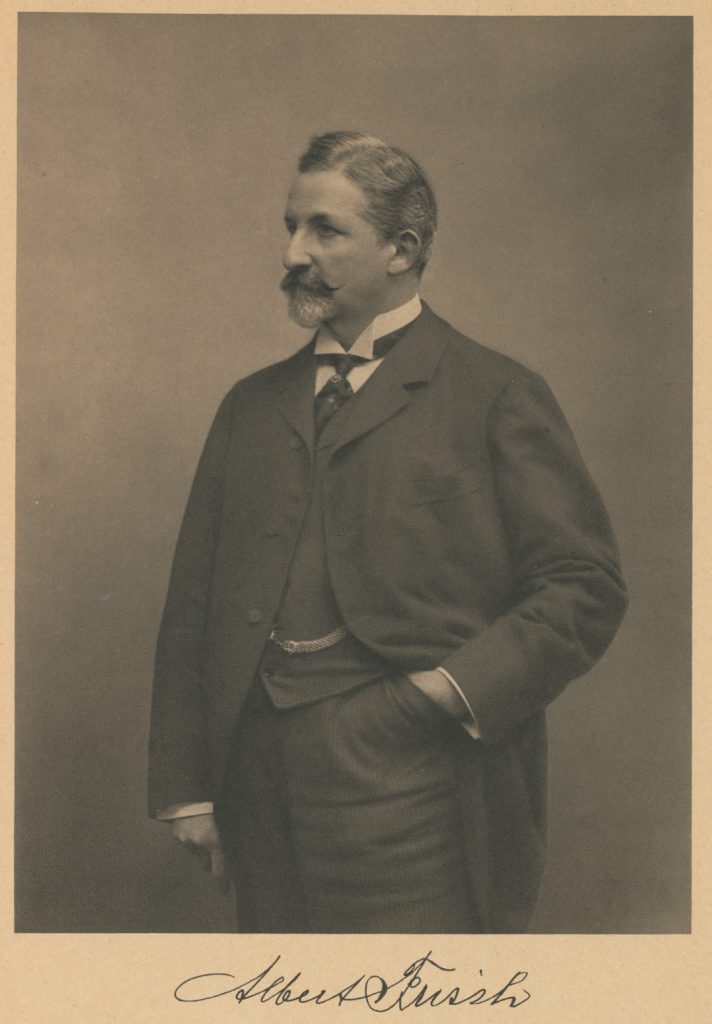 Retrato do fotógrafo Albert Frisch. Reprodução do livro Albert Frisch, Graphische Kunstanstalt, Druckerei und Verlag 1875-1925 / Acervo IMS