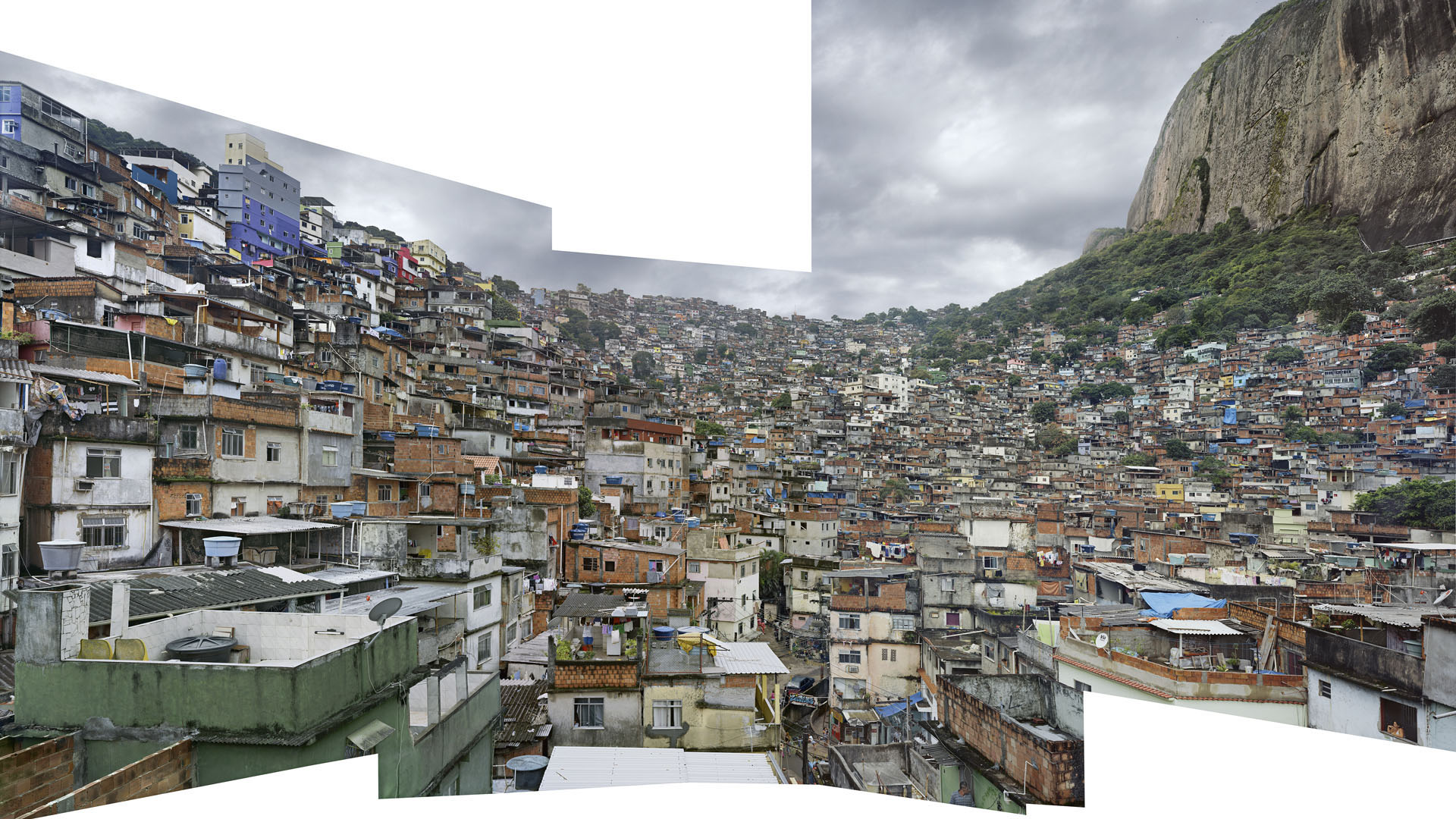 Panorama da Rocinha, 2014. Rio de Janeiro, RJ - Brasil. Foto de Robert Polidori / Acervo IMS