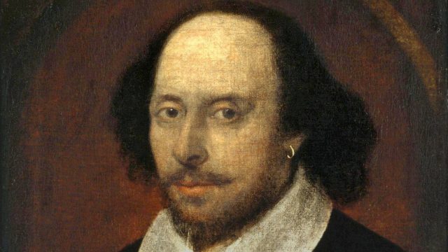 Retrato de William Shakespeare. Pintura atribuída a John Taylor. National Portrait Gallery, Londres.