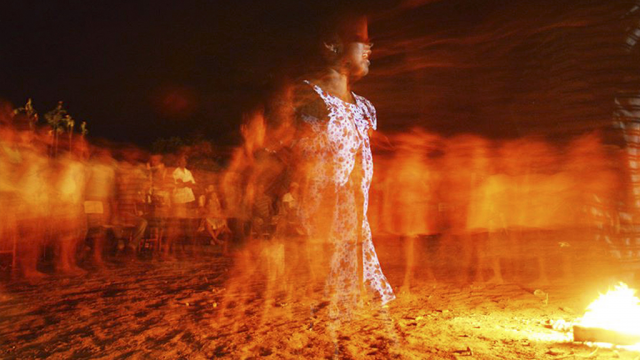 Noite de Toré, fotografia de Edgar Kanaykõ.