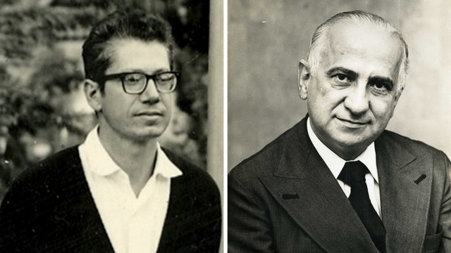 Montagem com fotos de Dalton Trevisan e Otto Lara Resende/ Acervo MS