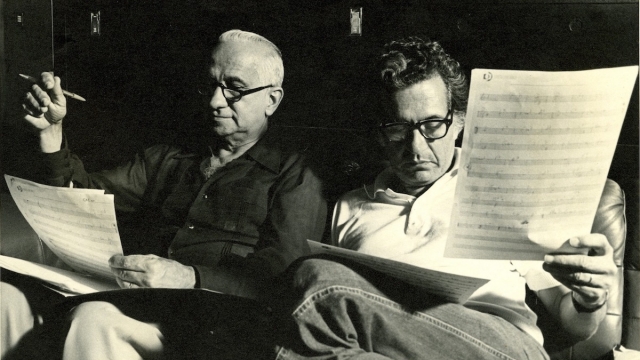 [CORTE]. Otto Lara Resende e Hélio Pellegrino. Rio de Janeiro, década de 1980. Foto de Paulo Rubens Fonseca. Acervo Otto Lara Resende/ IMS