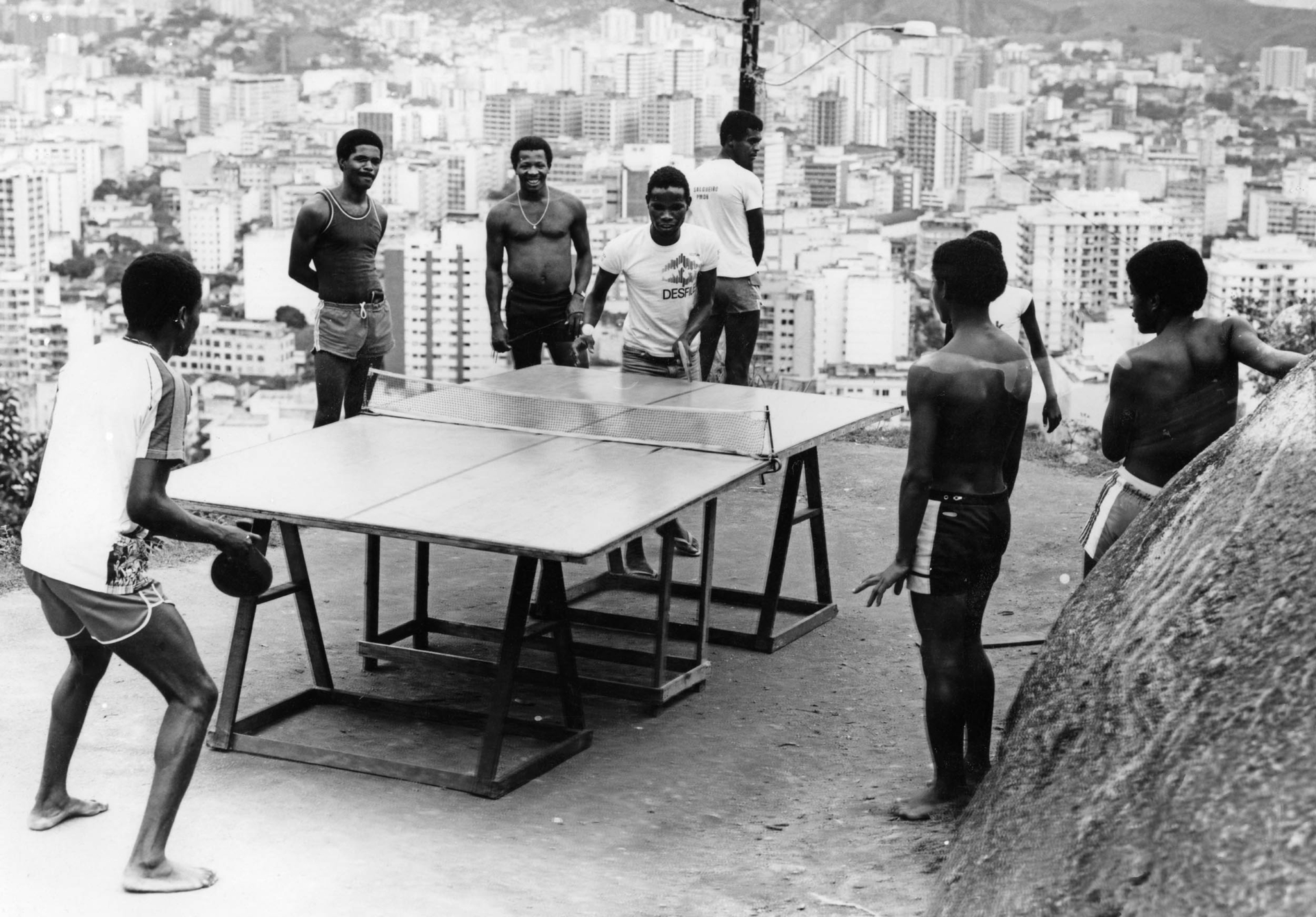 Morro do Salgueiro. Rio de Janeiro, RJ, década de 1980. Foto de Januário Garcia. Acervo IMS /Arquivo Januário Garcia