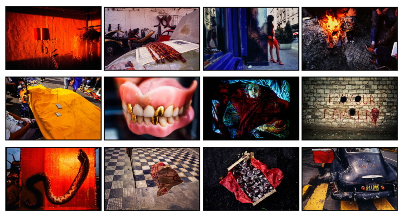 Maldicidade #3, anos 1970 - 1990. 69 x 103 cm (cada). Coleção Miguel Rio Branco / Acervo IMS 