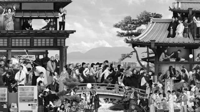 Da série As Crônicas de Quioto, de JR, Japão, 2024 © JR