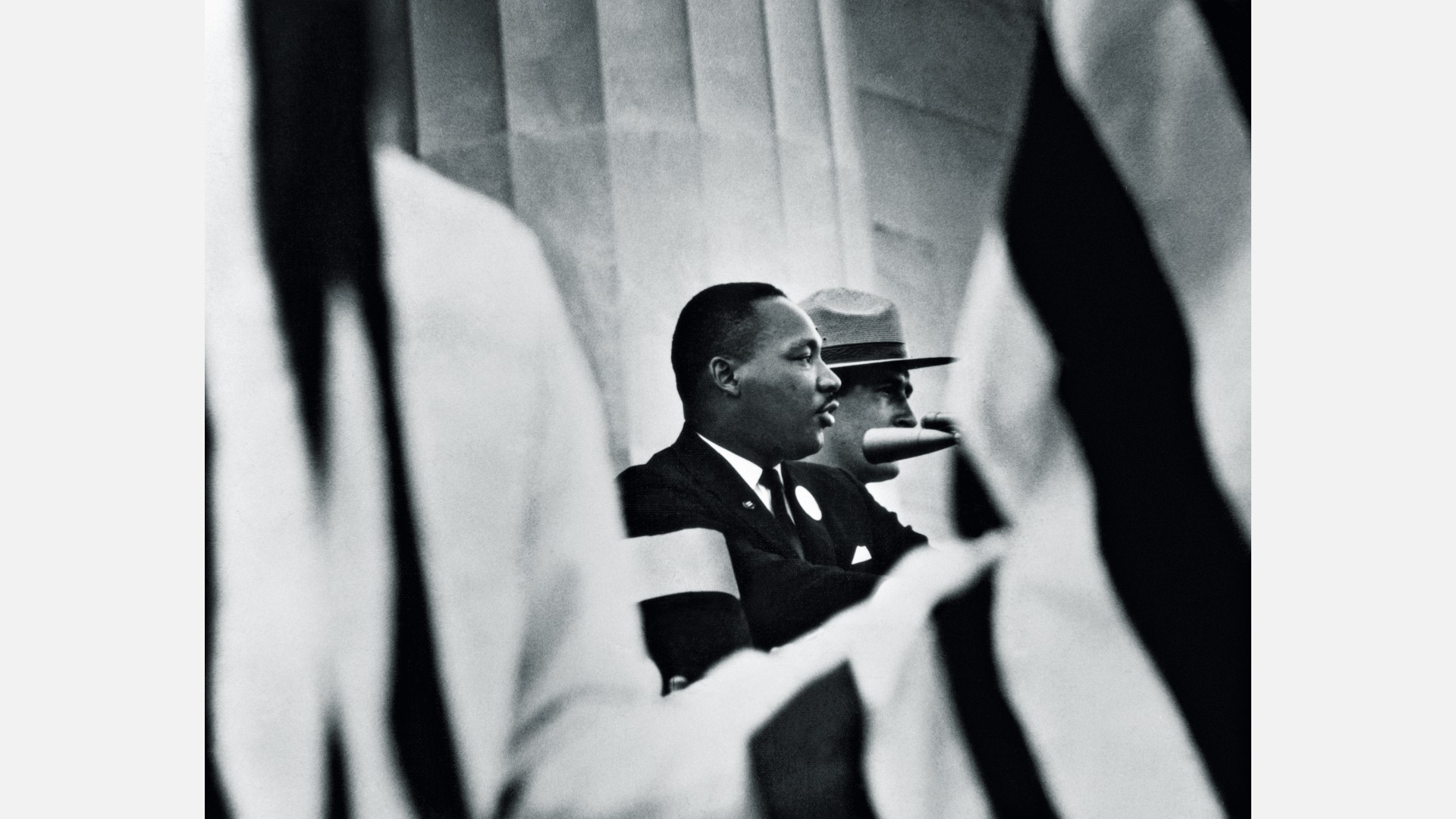 Martin Luther King, Jr., Washington, D.C., 1963. Foto de Gordon Parks / Cortesia &copy; Funda&ccedil;&atilde;o Gordon Parks