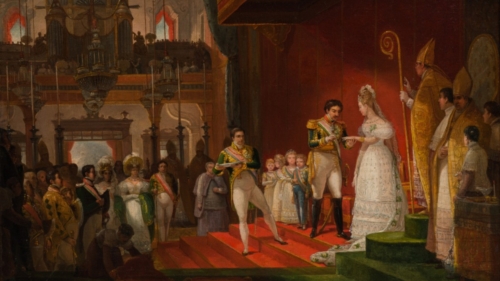 Casamento de D. Pedro I e D. Am&eacute;lia