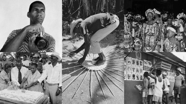 Imagens presentes no caderno de media&ccedil;&atilde;o cultural "Zumv&iacute; Arquivo Afro Fotogr&aacute;fico"