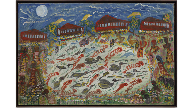 Sem t&iacute;tulo, 1963. Obra de Madalena dos Santos Reinbolt. &Oacute;leo sobre tela / Cole&ccedil;&atilde;o Rafael Moraes